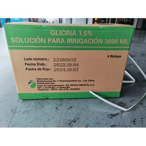 محلول الري بالجليسين 3000 مل كيس بلاستيك