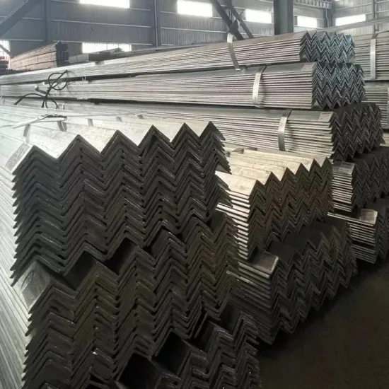 Hot Rolled Steel Angle with Galvanized or Black