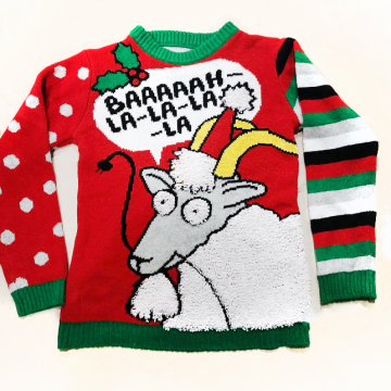 Bold Christmas Graphics Ugly Sweater Party Essential for Seasonal Fun with Soft Feel