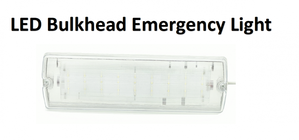 Luz de emergencia impermeable LED de mamparo