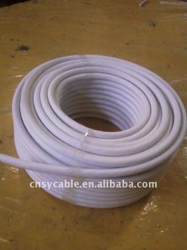 Coaxial cable RG6 with connectors for TV, CCTV, CATV, Ethernet, Telecom(CE REACH RoHS ISO9001,Fast delivery)