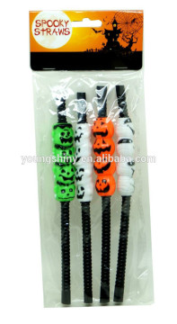2015 NEW 4PCS HALLOWEEN SPOOKY STRAWS