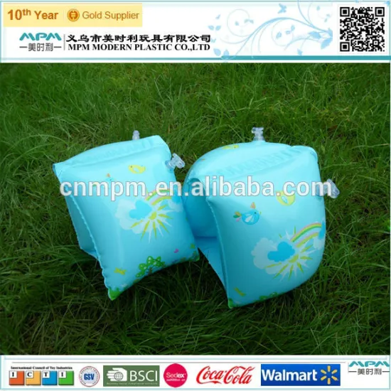 Lovely new design inflatable swimming arm rings for baby