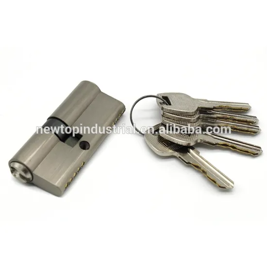 Euro Profile Lock Cylinders with Double Lines Brass Computer Key