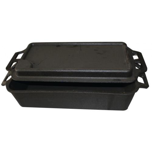 Cast iron pre-seasoned cookware for camping