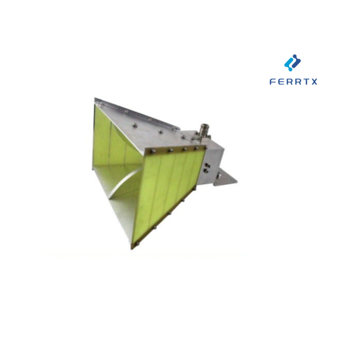 Antena de bocina de polarización lineal