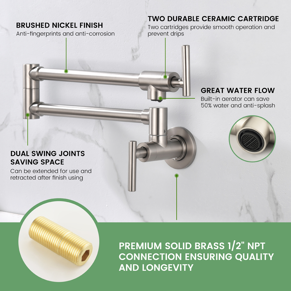 folding pot filler 11008bn 5