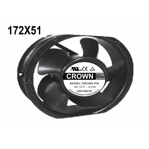 150x51 rotation DC Axial Fan V4 epilator