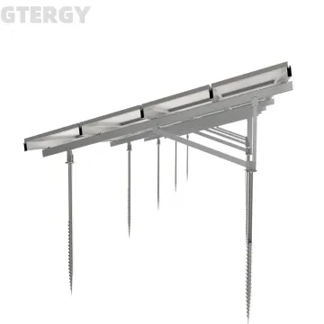 Adjustable Ground Screw Solar PV Mounting Structure