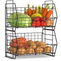 2 Tier Stacking Pantry Storage Basket