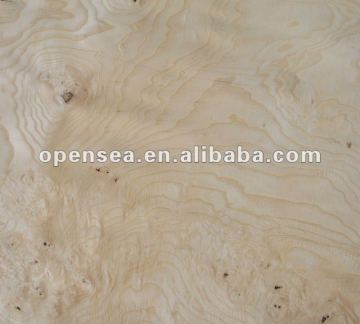 Ash Burl veneer used for door furniture cabenit and so on