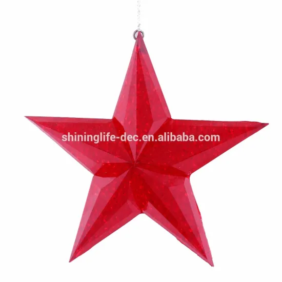 Shining Star with Edge and Corners Decoration new style colorful indoor decoration