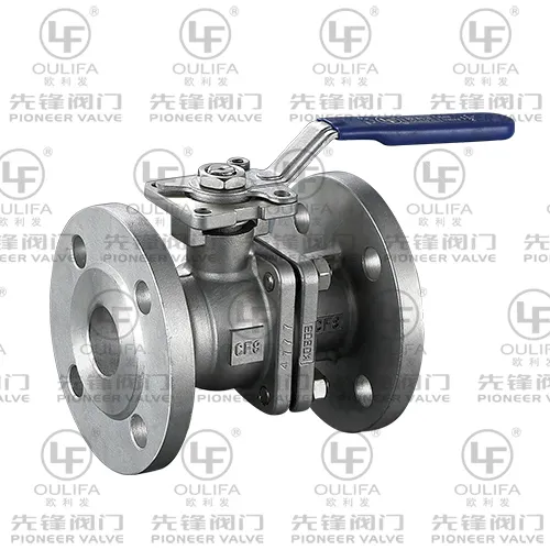 2PC Flanged Ball Valve with ISO Mounting Pad (PQ41F-150Lb)