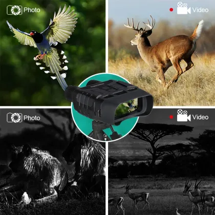Night Vision Binoculars: HD 960p Infrared Imaging with 32G Memory Card - HK27-0028