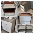 Narrow Simple Bedside Cabinet Bedside Table Mini Simple Modern Bedroom Multi-functional Locker Side Table Bedroom Ins Shelf