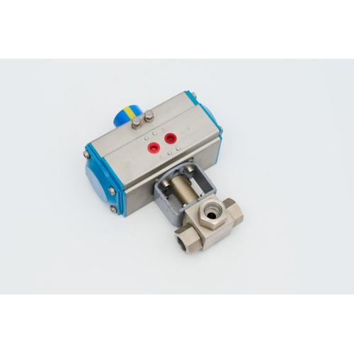 DN10-DN65 Pneumatic High-pressure Three-way Ball Valve