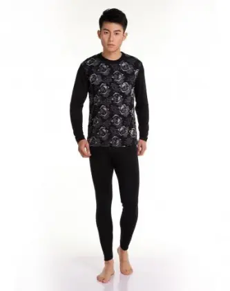 Men's bamboo fiber thermal underwear