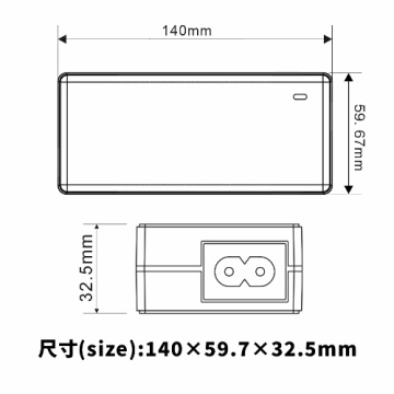 Simple and Elegant Desktop Power Adapter