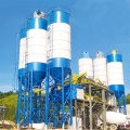 Automatic concrete batching plant for precast concrete