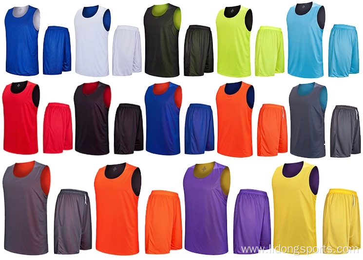 Reversible Basketball Jersey Breathable Basketball Wear