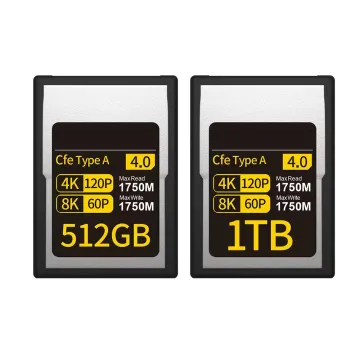 High-Speed Original Professional CFexpress Type A Memory Card 256GB/512GB for 4K Cameras
