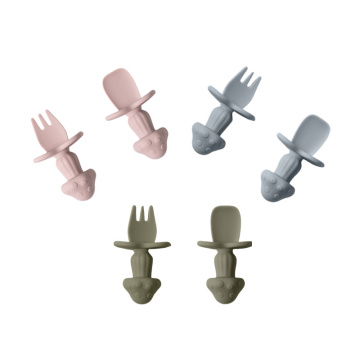 Set de hrănire pentru linguri și furculițe antisufocare pentru bebeluși