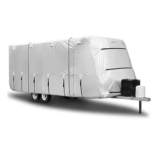 Factory Direct Oxford Cloth Travel Trailer RV Cover, 27'8"-30', Waterproof & Rip-Resistant
