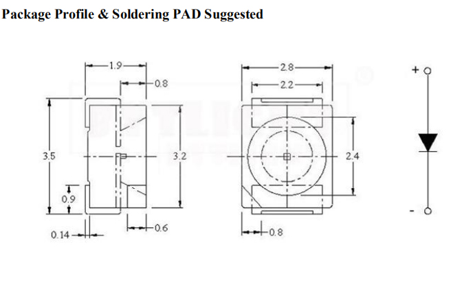 plcc 3528 SMD LED