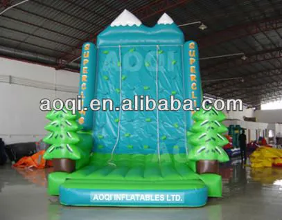 AOQI product fantastic interesting snowberg inflatable climbing wall for kids