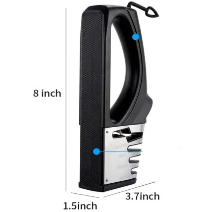 4-Stage Knife Sharpening Tool Multifunctional Kitchen Knife Scissor Sharpener