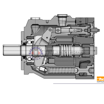 PV140/180/270 przez pompę hydrauliczną wału