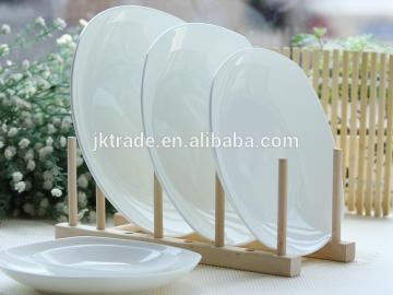 White Porcelain/ Bone China Square Soup Plate China for Hotel