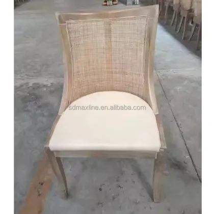 Luxury Hotel Wedding: Wood Louis Dining Chairs