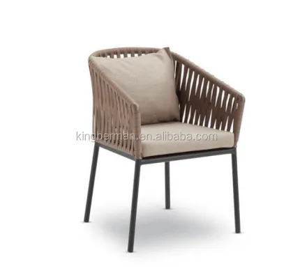 Modern Leisure Rope Garden Chair - Outdoor Cafe Chair for Garden Furniture
