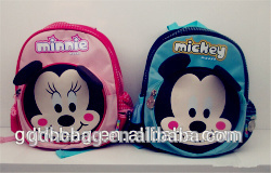 China Factory Direct Sale Teengers Polyester Micky School Backpack