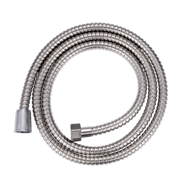 Foldable Flexible 1.2m-1.5m White PVC Stainless Steel Shower Hose