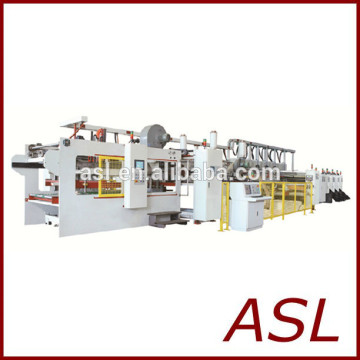 Computerized corrugated carton printing machine with InLine gluing