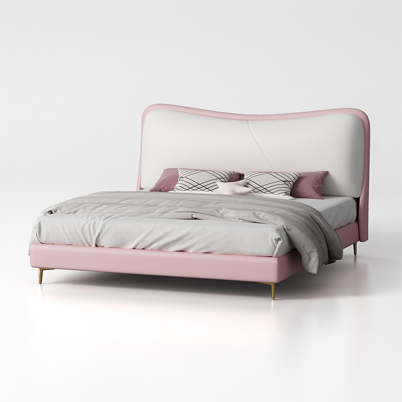 High Quality Pink Comfortable Kids Beds