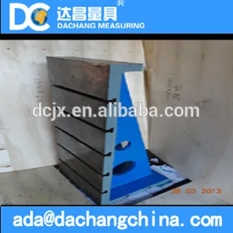 cast iron angle plate /cast iron bending plate with material HT200-250