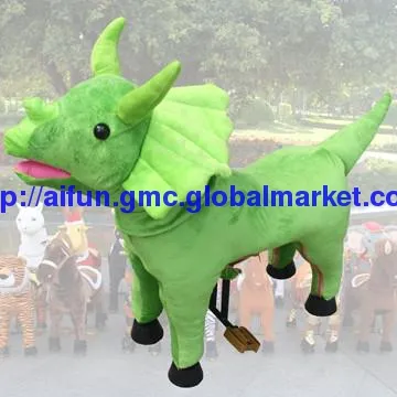 U and Me Three Horns Dinosaur shaped, kids 12 volt ride on toys