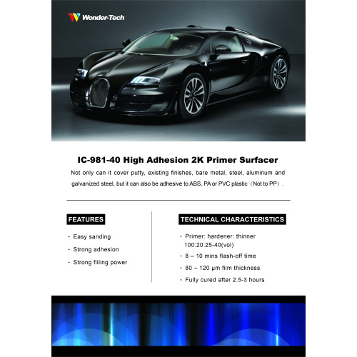 InnoColor Automotive Paint 2K Primer Surfacer