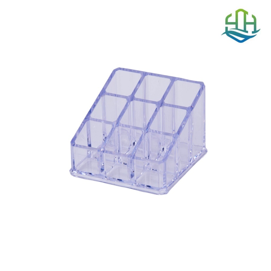 Organisateur de maquillage minimaliste à 9 grilles