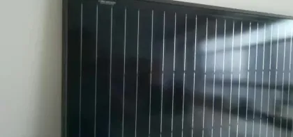 All black solar panels europe stock