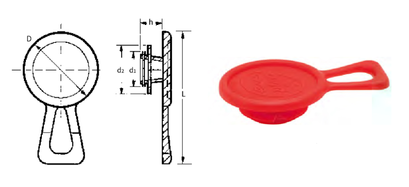 Ezeplugs Red LDPE easy plugs plastic parts (7)