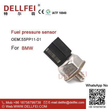 Sensor de presión del ferrocarril del aceite de combustible 55pp11-01 para BMW