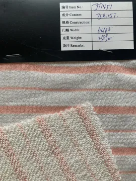 Thick White Stripes 75R/25T Width 64/66 Fabric