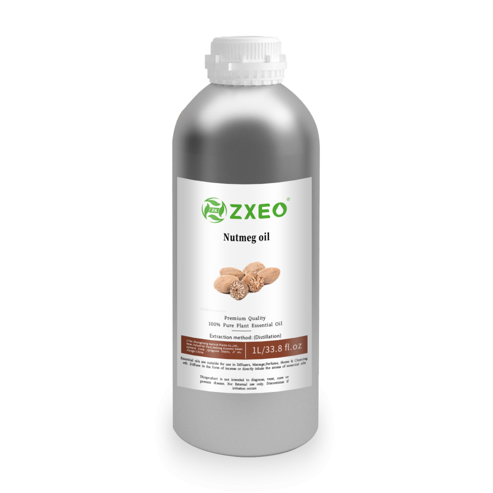 Pure Nut Nuez moscada de aceite esencial extracción de aceite de nuez moscada calmante y piel irritada tranquila