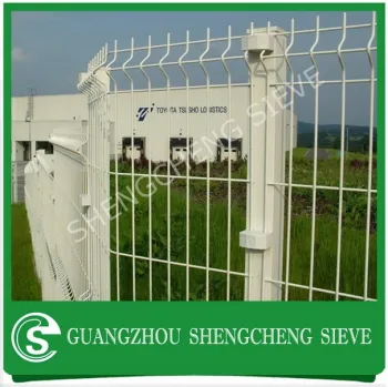 Galvanized Green color House used steel wire mesh fence designs