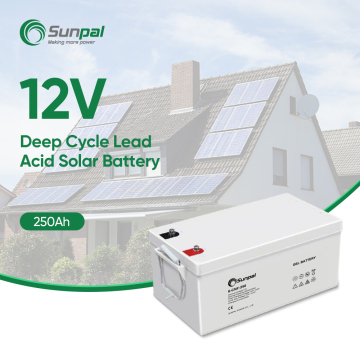 Sunpal Lead-Acid Battery 10KWh 100Ah-250Ah 12V Europe Standard Wholesale Price