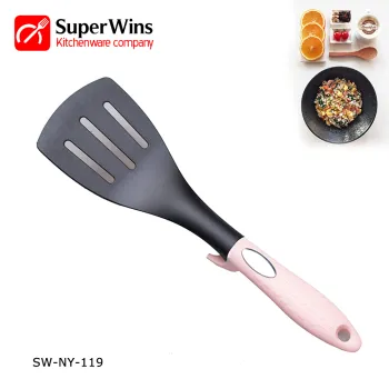 Hot Sale Heat Resistan Nylon Kitchen Slotted Turner
